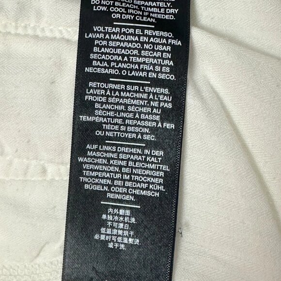 7 For All Mankind Slim Illusion High Waist Ankle Skinny Denim Patchwork 25 Worn1 - Picture 11 of 11